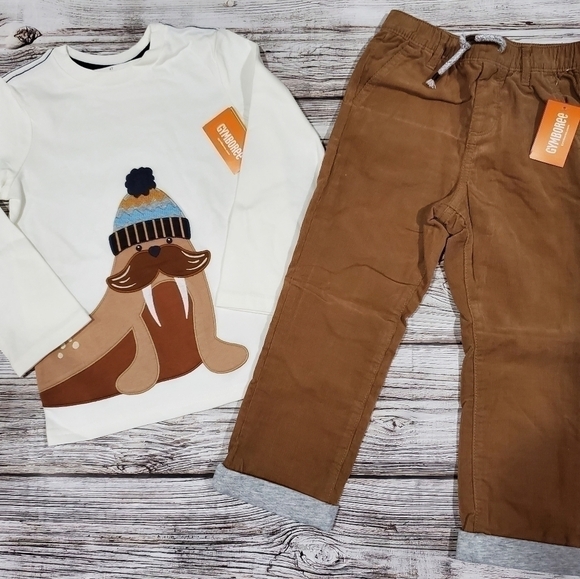 Gymboree Winter Holiday Outfit NWT - Picture 1 of 2